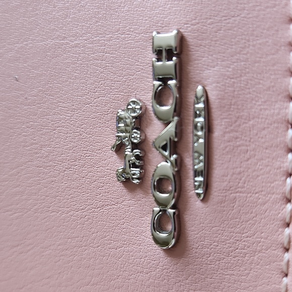 Beautiful Coach Brown Signature and Pink Leather Tri-fold Long Wallet 🩷🤎🩶 - Picture 2 of 12